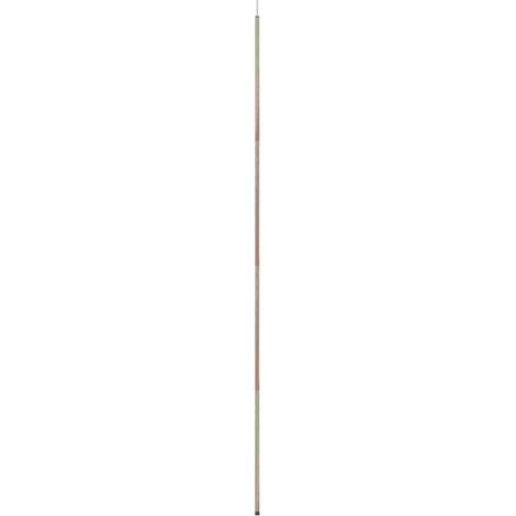 Mât de parasol 200 cm en acier galvanisé – Support robuste avec piquet et corde – Installation facile pour espaces extérieurs