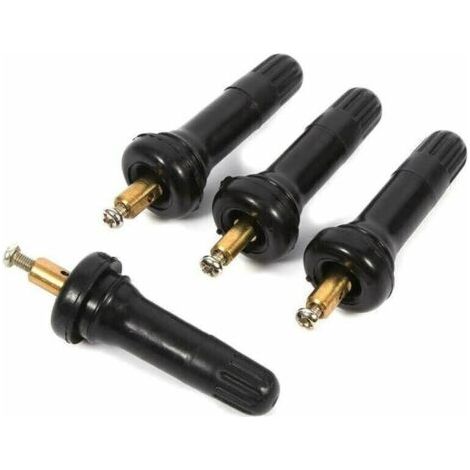 4-teiliges Reifenventil-Reparaturset, Drucksensor, TPMS, Reifendrucküberwachungssystem, Schnappventil, Reifenventilschäfte