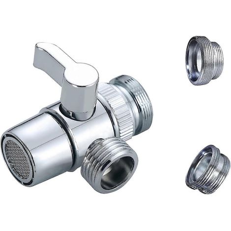Mitigeur thermostatique, inverseur, robinet de lavabo, adaptateur de douche G1/2" pour robinet de cuisine ou accessoires de douche de salle de bain, pièce détachée pour douche (1/5)