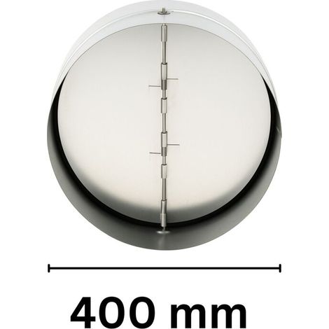 clapet anti-retour 400 mm métal clapet anti-retour extraction d'air ventilation conduit d'air (1/5)