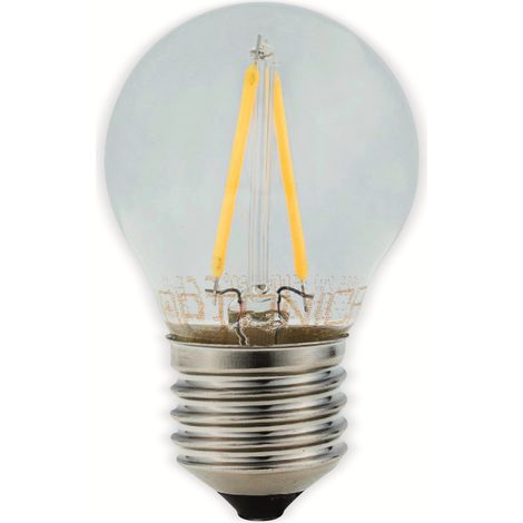 OPTONICA LED-Lampe 1864 Fil, E27, G45, EEK F, 2W, 200lm, 6000K