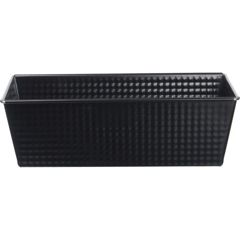 Moule à Cake Moka, Plastique, Noir, 25.5 x 12 x 14.5 cm (1/3)