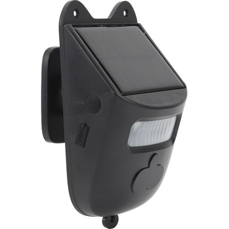 Alarme sans fil pour porte d'allée, alarme solaire pour allée, sonnette à détecteur infrarouge, système de sécurité domestique avec 1 détecteur et 2 récepteurs, prise européenne 110-240 V (1/5)