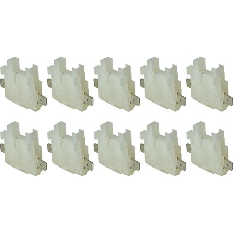 Porte-fusible ATC / cosse plate (m) bloc 6- 3 mm 10 pièces