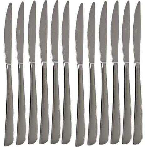 Coltello pizza bistecca acciaio forgiato Svanera Versatile set 12 pz