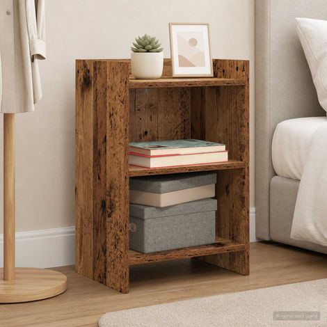 vidaXL Comodini Legno antico 40 x 30 x 60 cm Legno ingegnerizzato (1/5)