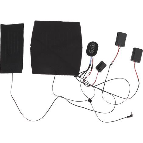 Coussin chauffant électrique 1 pour 2, réglable 3 niveaux, double moteur, ceinture chauffante douce pour massage vibrant (1/5)