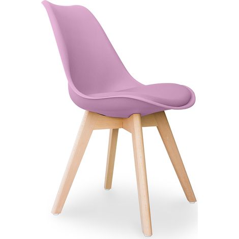 Dining Chair - Scandinavian Style - Denisse Pastel purple (1/5)