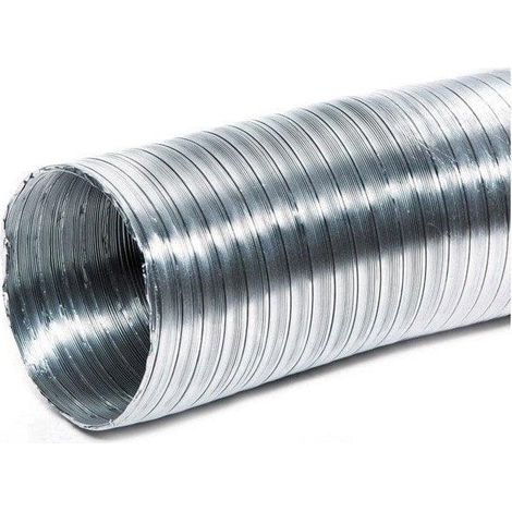Conduit flexible hella alu diamètre 120 mm longueur 1,5 m