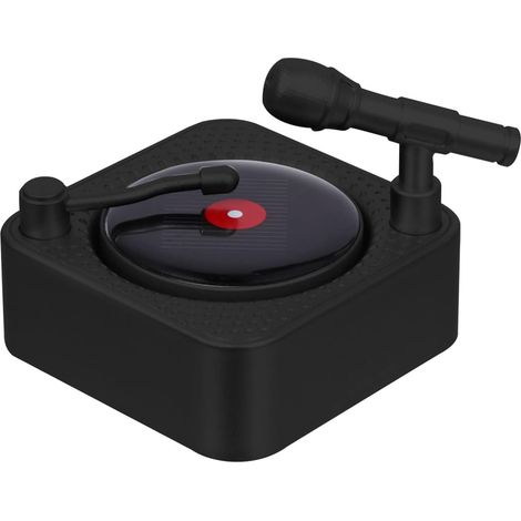 pour voiture Solar Aroma en forme de phonographe noir (1/5)