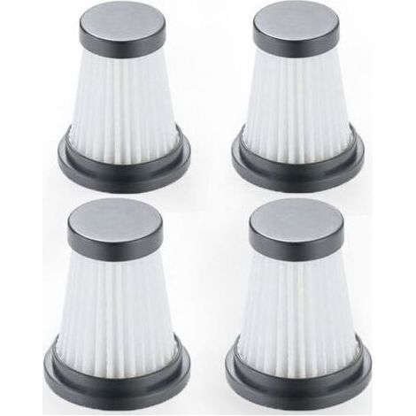 Lot de 4 filtres HEPA de rechange pour aspirateur sans fil pour Moosoo K12 K12 Pro K13, pour Genius Invictus One 1.0 X7 / 2.0, pour accessoires de filtre pour aspirateur à main Foxnovo 13KPA (1/5)