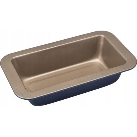 Bandeja de horno antiadherente, 11 x 21 cm, azul marino