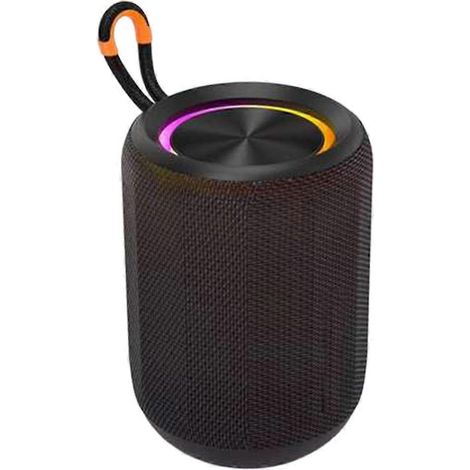 Enceinte Bluetooth avec Ultra Basse Multicolore LED Lights pour Outdoor et Indoor Use Mini sans Fil Enceinte Noir (1/5)