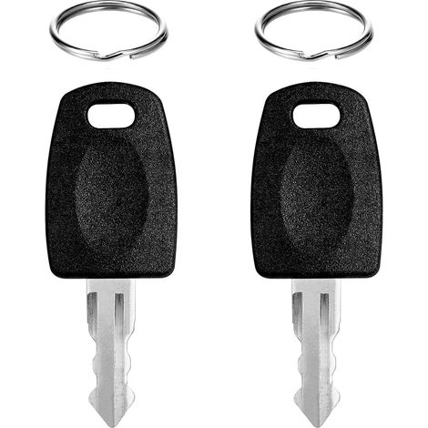 Lot de 2 Clés Maîtresses 007/002 Universelles -clef passe partout- Clé de Douane pour Valise et Bagages - pour Déverrouillage Serrures en Cas d'Oubli de Code Compatibles avec (1/5)
