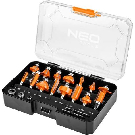 Fresas de extremo neo top 56 241 8 mm vástago 15 piezas