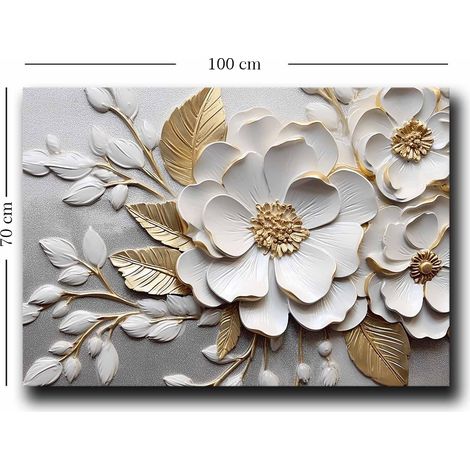 Decorazione artistica da parete con stampa su tela Painting Multicolore (1/4)