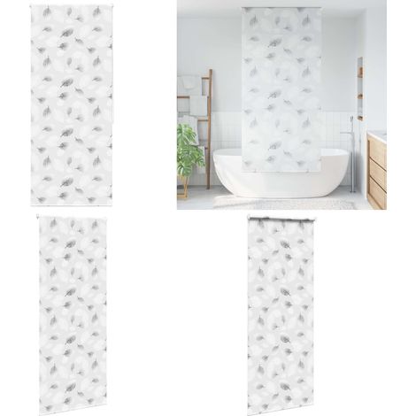 vidaXL Store enrouleur de douche 90x240 cm largeur du tissu 86 cm (1/5)