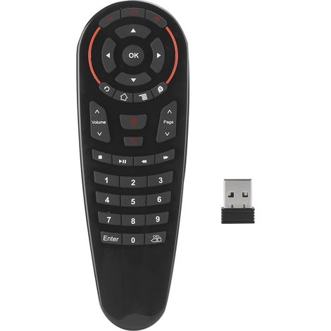 G30 33-Tasten-Sprachfernbedienung für Android TV Box mit Bluetooth-Empfänger (1/5)