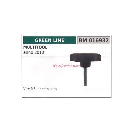 Acoplamiento de varilla con tornillo M6 GREENLINE multitool año 2010 016932