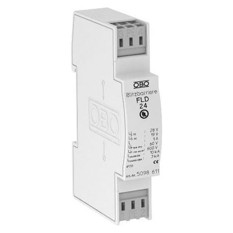 Parafoudre obo-bettermann fld 24 10kA 19V AC (1/3)
