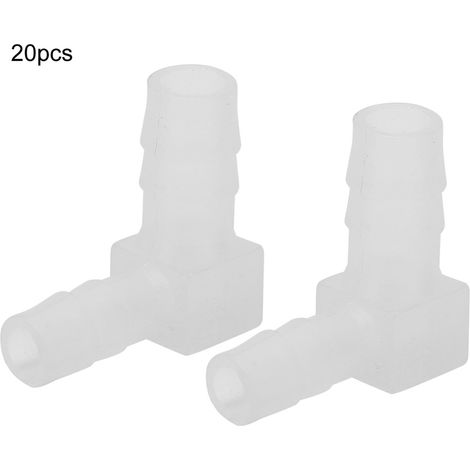 Lot de 20 coudes à 90° pour tuyau de pompe à air d'aquarium, raccords et connecteurs. (1/5)