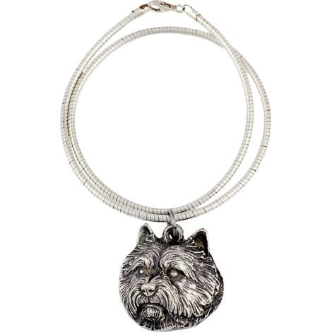 Norwich Terrier - collar para perros, joyería única para amantes de los perros, colgante de serpiente único de Art-Dog (1/5)