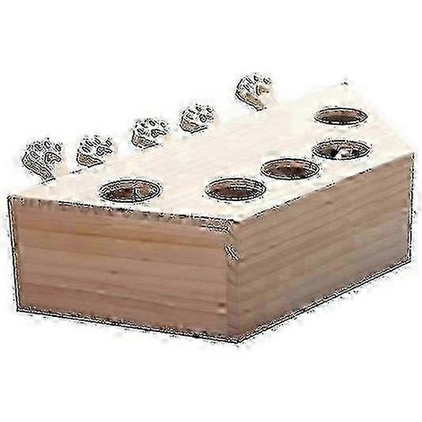 Jouet de chasse pour chat, souris interactive, labyrinthe interactif en bois (1/3)