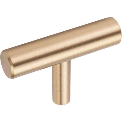 Set mit 10 Messing-Möbelknöpfen für Schränke, Schubladen und Kleiderschränke, Gold, 5 cm (1/4)