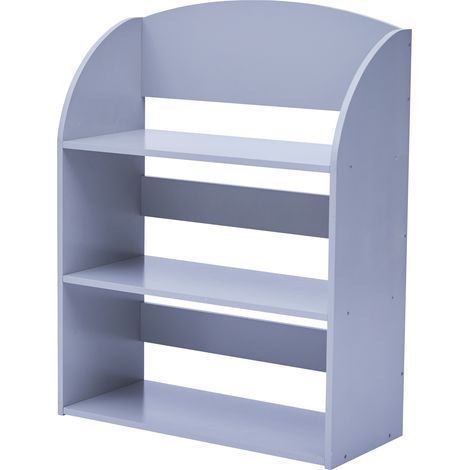 Fantasy Fields by Teamson Kids Child Sized Bookcase with 3 Shelves, Gray (1/5)