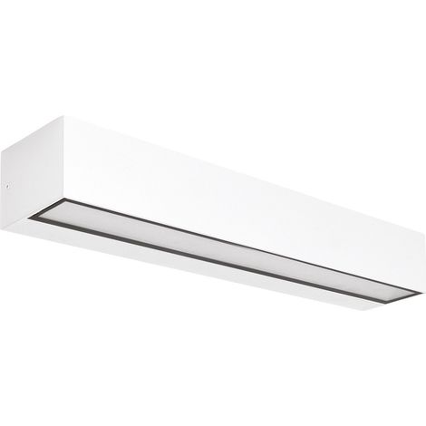 Applique Led 2X15W Ges2246 Double Émission Cct 3000K/4000K/5000K, Structure En Aluminium Moulé Sous Pression Blanc Mat - Gealuce (1/2)