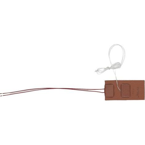 Thermo TECH Silicone Lamina riscaldante Rinforzata in fibra di vetro 24 V/AC, 24 V/DC 50 W Tipo di protezione IPX7 (L x