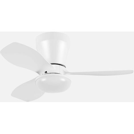 Ventilador Dc Cain 15w 1800lm Blanco 3aspas 62d 3000k4200k6500Kk Regulador Intensidad+ Remoto+temporizador+memoria