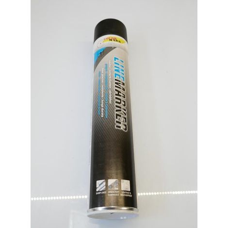 Peinture en aérosol ColorMark LineMarker pour marquage de lignes/bandes, noire, 750 ml