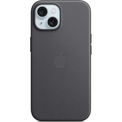 Apple Custodia Cover Case MagSafe in Tessuto Finewoven per Iphone 15 A3090 Nero