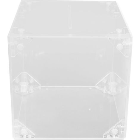 Tirelire acrylique transparente pour adultes et enfants coffre à épargne non ouvrable à casser pour ouvrir 4.72x4.72x4.72in (1/5)