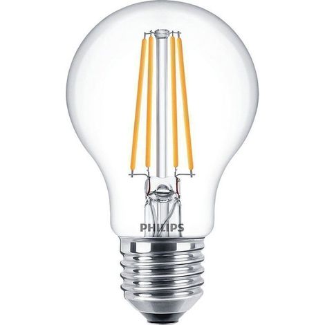 LED-Lampe E27 A60 7W = 60W 806lm 2700K warmweißes Glühfaden von Philips