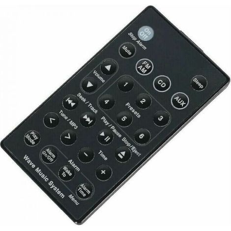 Système de musique Bose Wave de remplacement, système sonore, télécommande Awr1b1 Awr1b2 Awrcc1 Awrcc2 Awrcc3 Jalleria