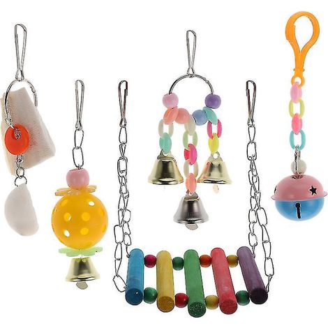 Lot de 5 jouets pour perroquets (1/3)