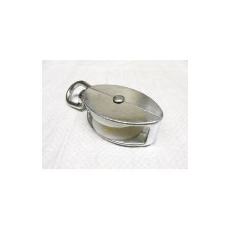 25MM Awning Pulley Single Nylon Sheave Swivel Eye - Rope Line Pulling (1/2)