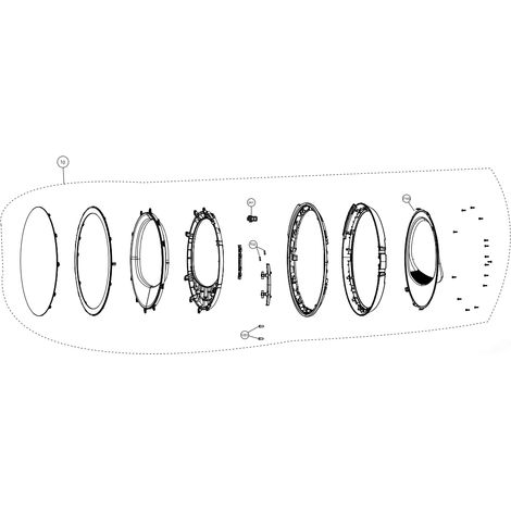Hublot complet (repère 10)