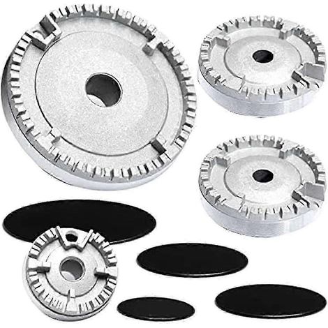 Chapeau de brûleur universel pour fours, cuisinières et plaques de cuisson à gaz, adapté à tous les modèles entre S et 5 mm. (1/4)