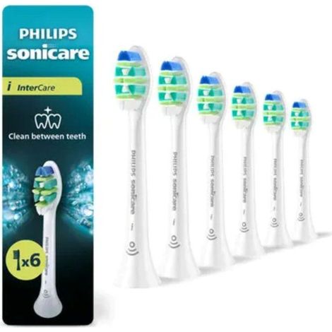 Têtes de brosse à dents - PHILIPS - HX9006/87 - InterCare - lot de 6 - blanches