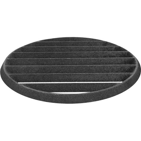 Grille Ronde en Fonte 25 CM pour Barbecue et Cheminée Plaque à Charbon de (1/5)