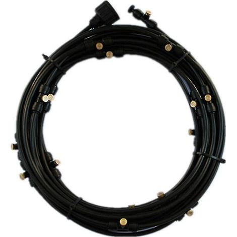 Black Garden Outdoor-Sprühnebelset mit Messingdüse für erfrischende Besprühung. (1/3)