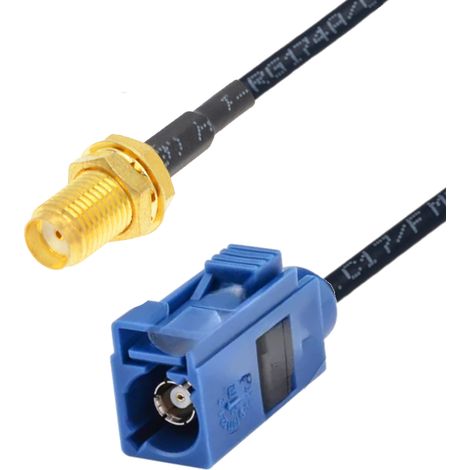 Pigtail fakra C-Buchse / SMA-Buchse RG174 5m