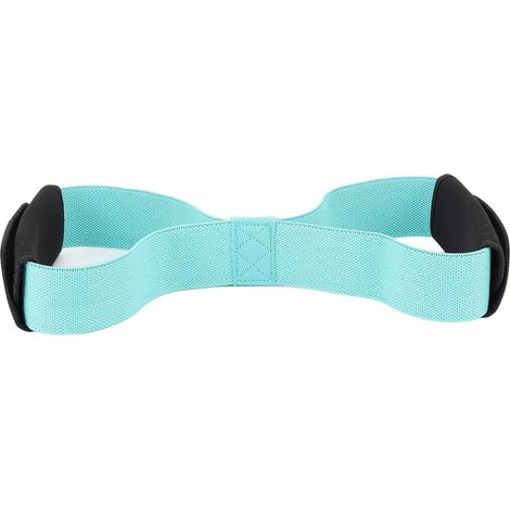 Bande élastique en forme de 8 pour femmes et hommes, élastique de résistance pour le fitness, corde de traction pour les bras, extenseur de poitrine, tube d'entraînement musculaire bleu (1/5)