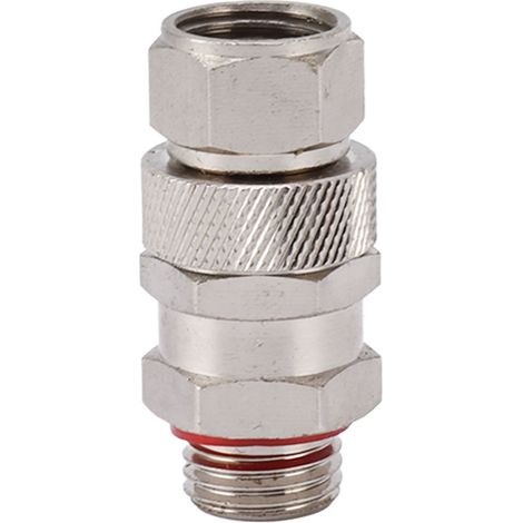 Adaptateur raccord flexible nettoyeur haute pression G3/8 cuivre anti-enrouillement rotation 360° pour pelouse jardin (1/5)