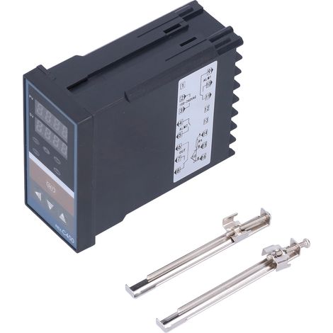 REXC400FK02MAN Thermostat intelligent PID, régulateur automatique à relais, haute température, tension large 100V-240V (1/5)