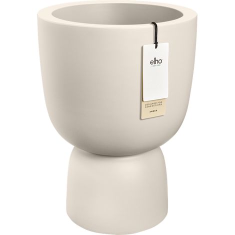 Elho Amber Coupe 35 - Blanc - L 35 x B 34.9 x H 49 cm - intérieurextérieur - 100% recyclé (1/3)