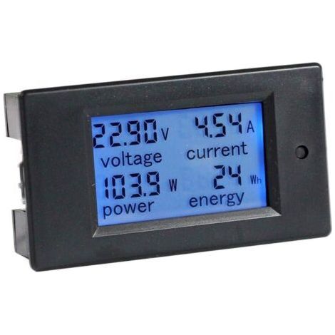 Voltmeter, Multimeter, Ammeter, Voltmeter, LCD Display, with Built-in Shunt, DC 6.5-100V 0-20A (1/5)